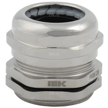 Сальник IEK PGM 36, диаметр проводника 25-33мм, корпус - латунь, цвет - серый, упаковка - 12шт, IP68 YSA50-33-47-68-K23