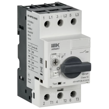 Автоматический выключатель защиты двигателя IEK ARMAT A1 GV2P диапазон уставки тока расцепления 0.16-0.25А AR-MPCB-A1A25