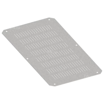 Фланец основания IEK FORMAT 400х600мм, вентилируемый в шкаф, ширина - 400мм, высота - 600мм, материал - сталь, цвет - серый, FO-00-FBV-040-060