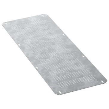 Фланец основания IEK FORMAT 400х800мм, вентилируемый в шкаф, ширина - 400мм, высота - 800мм, материал - сталь, цвет - серый, FO-00-FBV-040-080