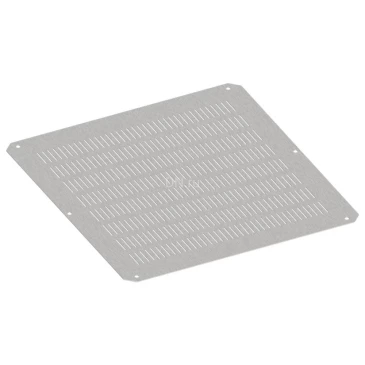 Фланец основания IEK FORMAT 600х600мм, вентилируемый в шкаф, ширина - 600мм, высота - 600мм, материал - сталь, цвет - серый, FO-00-FBV-060-060