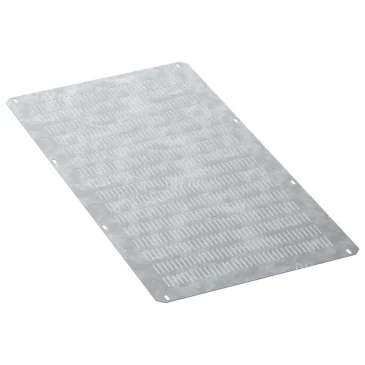 Фланец основания IEK FORMAT 600х1000мм, вентилируемый в шкаф, ширина - 600мм, высота - 1000мм, материал - сталь, цвет - серый, FO-00-FBV-060-100