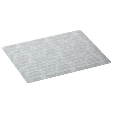 Фланец основания IEK FORMAT 1000х800мм, вентилируемый в шкаф, ширина - 1000мм, высота - 800мм, материал - сталь, цвет - серый, FO-00-FBV-100-080