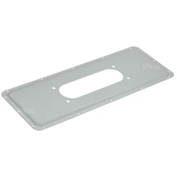Фланец кабельный IEK TITAN 245х120мм, с отверстием, ширина - 245мм, высота - 120мм, материал - сталь, с порошковым покрытием, цвет - серый, TI-00D-FL-245-120