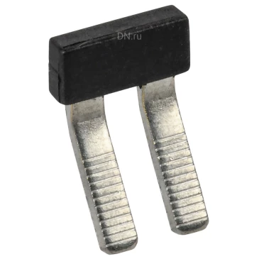 Перемычка гребенчатая IEK 4мм2 2PIN для колодки клеммной CTS, количество контактов - 2, сечение - 4мм2, цвет - черный, YCT10-00-K03-004-EC-2P