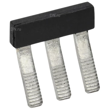 Перемычка гребенчатая IEK 4мм2 3PIN для колодки клеммной CTS, количество контактов - 3, сечение - 4мм2, цвет - черный, YCT10-00-K03-004-EC-3P