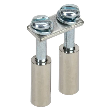 Перемычка в сборе IEK 6мм2 2PIN для колодки клеммной CTS, количество контактов - 2, сечение - 6мм2, цвет - серый, YCT10-00-K03-006-A-2P