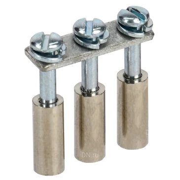 Перемычка в сборе IEK 6мм2 3PIN для колодки клеммной CTS, количество контактов - 3, сечение - 6мм2, цвет - серый, YCT10-00-K03-006-A-3P