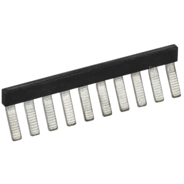 Перемычка гребенчатая IEK 6мм2 10PIN для колодки клеммной CTS, количество контактов - 10, сечение - 6мм2, цвет - черный, YCT10-00-K03-006-EC-10P