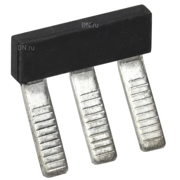 Перемычка гребенчатая IEK 6мм2 2PIN для колодки клеммной CTS, количество контактов - 2, сечение - 6мм2, цвет - черный, YCT10-00-K03-006-EC-2P