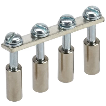 Перемычка в сборе IEK 10мм2 4PIN для колодки клеммной CTS, количество контактов - 4, сечение - 10мм2, цвет - серый, YCT10-00-K03-010-A-4P