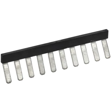 Перемычка гребенчатая IEK 10мм2 10PIN для колодки клеммной CTS, количество контактов - 10, сечение - 10мм2, цвет - черный, YCT10-00-K03-010-EC-10P