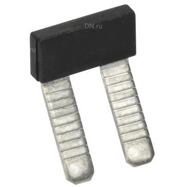 Перемычка гребенчатая IEK 10мм2 2PIN для колодки клеммной CTS, количество контактов - 2, сечение - 10мм2, цвет - черный, YCT10-00-K03-010-EC-2P (кратно 100шт)