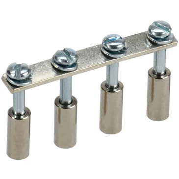 Перемычка в сборе IEK 16мм2 4PIN для колодки клеммной CTS, количество контактов - 4, сечение - 16мм2, цвет - серый, YCT10-00-K03-016-A-4P