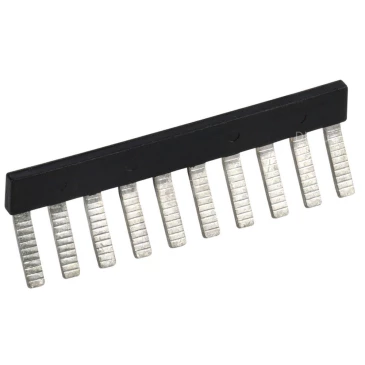 Перемычка гребенчатая IEK 16мм2 10PIN для колодки клеммной CTS, изолированная, количество контактов - 10, сечение - 16мм2, цвет - черный, YCT10-00-K03-016-EC-10P