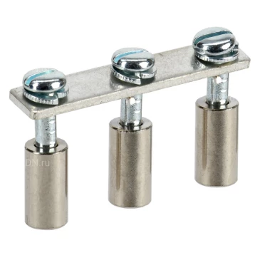 Перемычка в сборе IEK 35мм2 3PIN для колодки клеммной CTS, количество контактов - 3, сечение - 35мм2, цвет - серый, YCT10-00-K03-035-A-3P