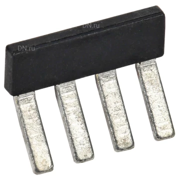 Перемычка гребенчатая IEK 4мм2 4PIN для колодки клеммной CTS-ML/MC-PEN/DT, количество контактов - 4, сечение - 4мм2, цвет - черный, YCT13-00-2-K03-004-EC-4P
