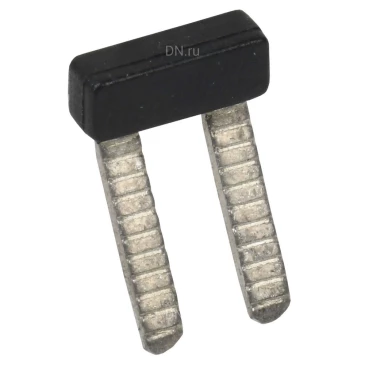 Перемычка гребенчатая IEK 2.5мм2 2PIN для колодки клеммной CTS-ML, количество контактов - 2, сечение - 2.5мм2, цвет - черный, YCT13-00-3-K03-002-EC-2P