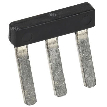 Перемычка гребенчатая IEK 2.5мм2 3PIN для колодки клеммной CTS-ML, количество контактов - 3, сечение - 2.5мм2, цвет - черный, YCT13-00-3-K03-002-EC-3P