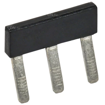 Перемычка гребенчатая IEK 4мм2 3PIN для колодки клеммной CTS-F, количество контактов - 3, сечение - 4мм2, цвет - черный, YCT14-00-K03-004-EC-3P