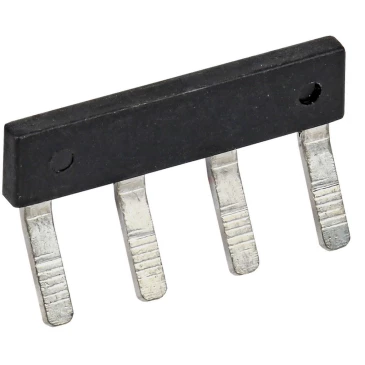 Перемычка гребенчатая IEK 4мм2 4PIN для колодки клеммной CTS-F, количество контактов - 4, сечение - 4мм2, цвет - черный, YCT14-00-K03-004-EC-4P