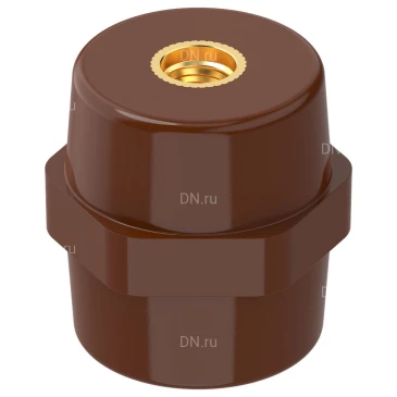 Изолятор IEK SM45 (М10) опорный, материал - полимер, цвет - коричневый, YIS11-45-10-K05