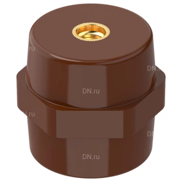 Изолятор IEK SM50 (М10) опорный, материал - полимер, цвет - коричневый, YIS11-50-10-K05