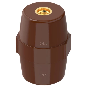 Изолятор IEK SM51 (М8) опорный, материал - полимер, цвет - коричневый, YIS11-51-08-K05