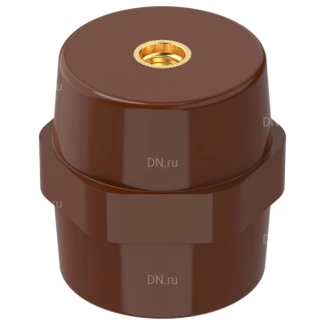 Изолятор IEK SM60 (М10) опорный, материал - полимер, цвет - коричневый, YIS11-60-10-K05