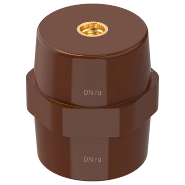 Изолятор IEK SM65 (М10) опорный, материал - полимер, цвет - коричневый, YIS11-65-10-K05