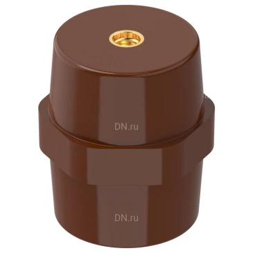 Изолятор IEK SM80 (М10) опорный, материал - полимер, цвет - коричневый, YIS11-80-10-K05