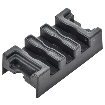 Изолятор шинодержателя IEK 87-10-3, материал - полимер, цвет - черный, YIS40-10-03-087