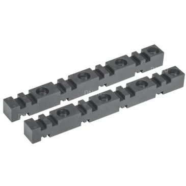 Изолятор шинный IEK 4P 304мм плоский, для шин 5мм и 10мм, длина - 303мм, материал - полимер, цвет - серый, YIS40-4-303 (кратно 2шт)