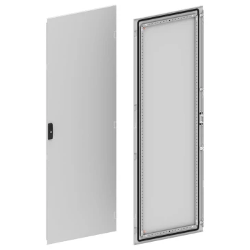 Дверь двустворчатая IEK FORMAT 1800х600мм (створка 1), высота - 1800мм, ширина - 600мм, IP54, материал - сталь, с порошковым покрытием, цвет - серый, YKM40D-FO-DMD1-180-060