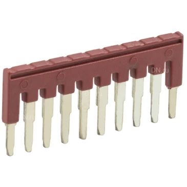 Перемычка IEK 2.5мм2 10PIN для КПИ, количество контактов - 10, сечение - 2.5мм2, цвет - красный, YZN11FBS-002-10P