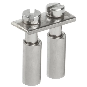 Перемычка центральная IEK 6мм2 2PIN для КВИ, количество контактов - 2, сечение - 6мм2, цвет - серый, YZN30Q-006-2P (кратно 100шт)