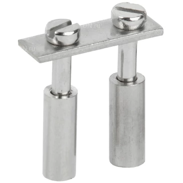 Перемычка центральная IEK 10мм2 2PIN для КВИ, количество контактов - 2, сечение - 10мм2, цвет - серый, YZN30Q-010-2P (кратно 100шт)