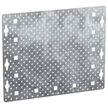 Плата монтажная IEK TITAN 5 модульная перфорированная, высота - 198мм, ширина - 248мм, глубина - 1.2мм TI5-50D-MPP