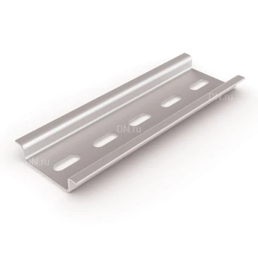 DIN-рейка IEK TEKFOR длина - 200мм, высота - 7.5мм, ширина - 35мм, покрытие - оцинкованное YDN14-0020