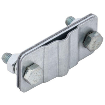 Зажим соединительный IEK параллельный полоса/пруток—полоса, материал - оцинкованная сталь
