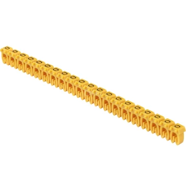 Маркер IEK открытого типа KE символ «O» для кабелей 4-6кв.мм, 1 упаковка (200шт), UMK-KE3-O