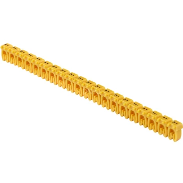 Маркер IEK открытого типа KE символ «T» для кабелей 1.5-2.5кв.мм, 1 упаковка (200шт), UMK-KE2-T