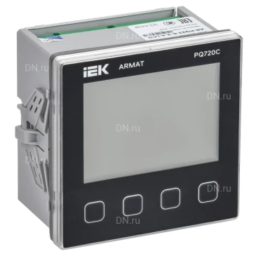 Анализатор качества электроэнергии IEK ARMAT PQ720C класс точности 0.2, интерфейс RS485, LCD дисплей AR-PQ23-6-3-4-LCD