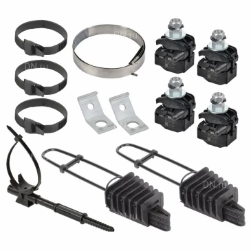 Комплект для подключения абонентов IEK АСИП-1 фазный, сечение - 16-95мм2 UAP10-1-95-16-1-U