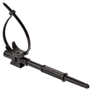 Крепление фасадное IEK ФК 60 (SF-60) диаметр 25-60мм, материал - пластик, цвет - черный UFK10-60-260