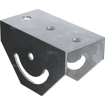 Скоба потолочная IEK 120х62х75.5мм, корпус - алюминий, CLP1Q-050 (упаковка 1шт)