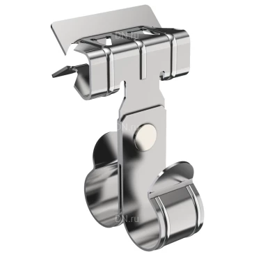 Зажим балочный IEK HDZ 8-14мм под трубу 25мм двойной, корпус - сталь, CME40-BZTD-025-HDZ (упаковка 1шт)