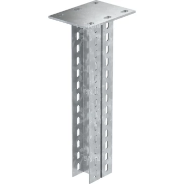 Кронштейн потолочный двойной IEK 600мм, корпус - сталь горячеоцинкованная, цвет - серый, упаковка - 2шт CLW10-KPD-600-HDZ