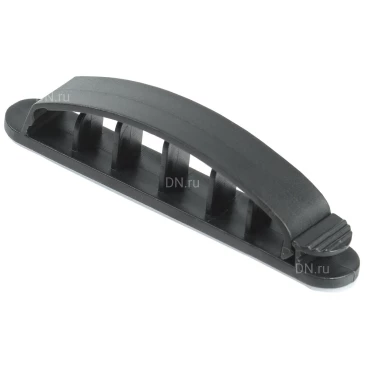 Клипса самоклеящаяся IEK КС-5 черная, упаковка - 12шт UHP41-5-K02