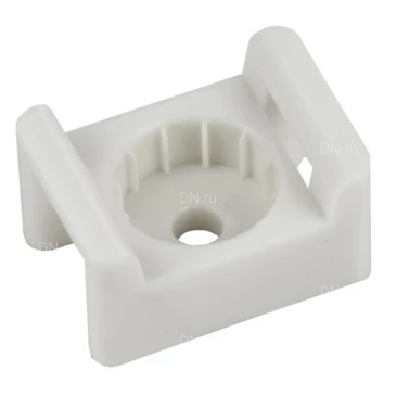 Площадка монтажная под пистолет IEK 16х23мм, белая, упаковка - 100шт UHP20-16-23-100-K01